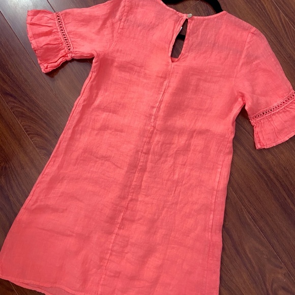 Linen Shirt Dress - Picture 2 of 2